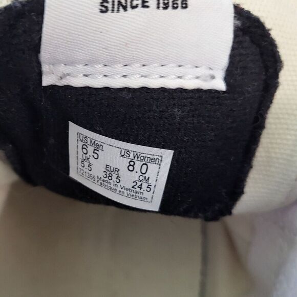 VANS Sk8-Hi Skate Shoe Size Women's 8.0, Men's 6.5 Hi-Top Suede Canvas Red EUC - Picture 5 of 12